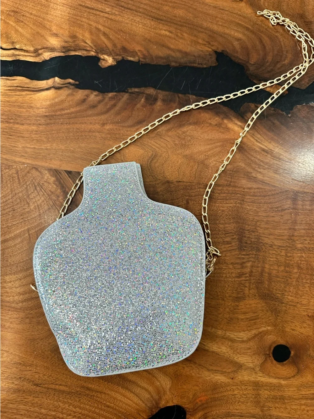 Glitter Tequila Bottle Crossbody Bag - Picture 2 of 7